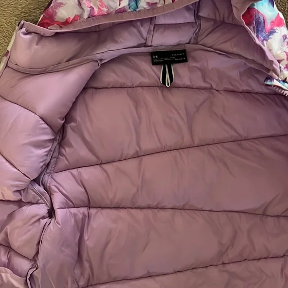 Under Armour Pacific Purple Puffer Jacket - Youth Large